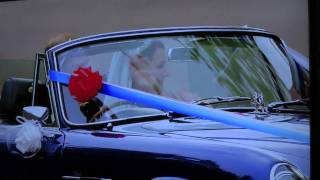 ROYAL WEDDING 2011  WILLIAM & KATE IN DAD'S ASTON MARTIN VOLANTE CONVERTIBLE!