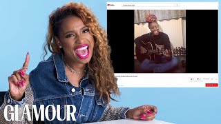 Jennifer Hudson Watches Fan Covers on YouTube | Glamour
