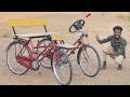 Making Cycle Car  Using  2 Cycle 🚗 💯 சைக்கிள் கார் | Sathish...!