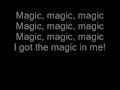 B.o.B - Magic ft. Rivers Cuomo (Lyrics On Screen)