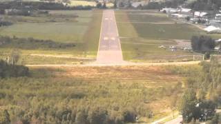 preview picture of video '317. 12.07.2011, Kjeller landing 30, ENKJ, Turbulens and crosswind'