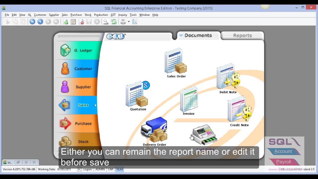 Misc How to Download Free Report Template load into System