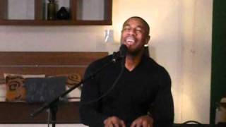 Tank &quot;Slowly&quot; Live Acoustic Performance at Singersroom Event in NYC 12/15/10