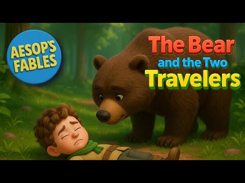 Aesop’s Fables #009 | The Bear and the Two Travelers | Moral Story for Kids