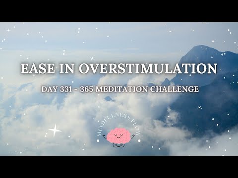 365 Days Meditation Challenge | Day 331 - Ease in Overstimulation 🍂