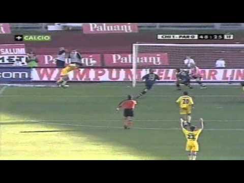 Serie A 2001-2002, day 08 Chievo - Parma 1-0 (Corradi)