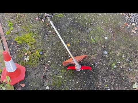 Oregon Mulching Blade on Bramble