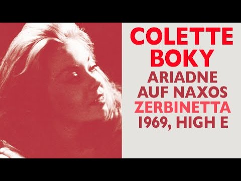 Colette Boky - Strauss: ARIADNE AUF NAXOS, Zerbinetta's aria, San Francisco 1969, High E6