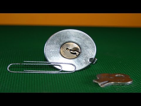 How to remove a broken or split key with a simple paper clip