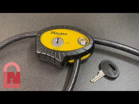 Master Lock Python Bike Lock Picked