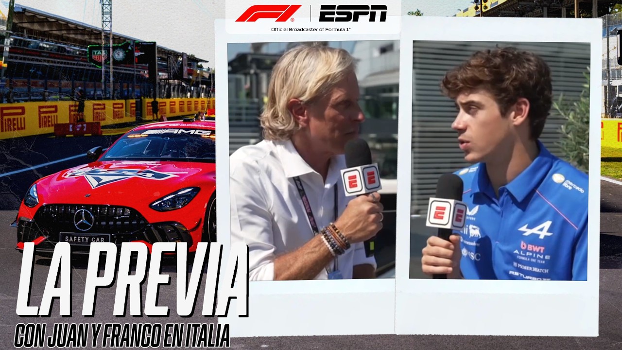 "ESTOY CRECIENDO MUCHO COMO PILOTO, SIGO MEJORANDO", COLAPINTO EN LA PREVIA DE MONZA CON FOSSAROLI