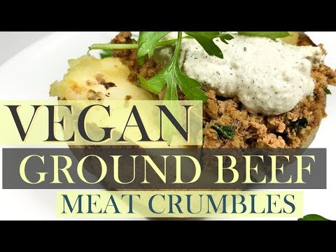 Vegan Plant Based Ground Beef Meat Crumbles