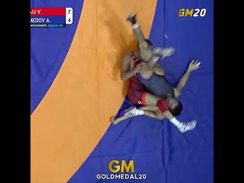 Vitali Orujau (USA) VS (AIN) Abasgadzhi Magomedov #wrestling #wordchampionships