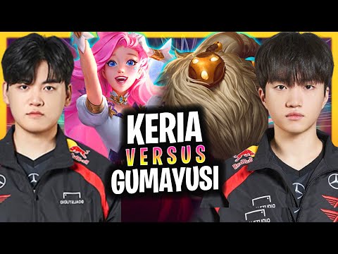 T1 KERIA vs T1 GUMAYUSI! | T1 Keria Plays Bard Support vs T1 Gumayusi Seraphine!  Season 2024