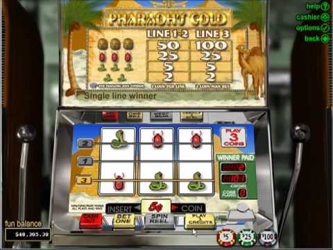 Pharaoh's Gold Slot at Rushmore Casino