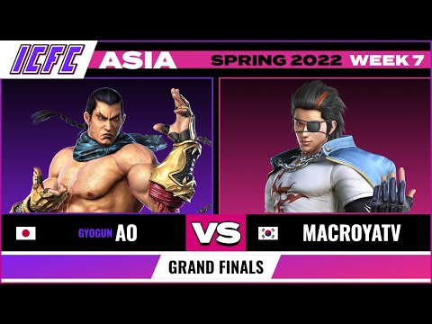 AO (Feng) vs. MacroyaTV (Hwoarang) Grand Final - ICFC TEKKEN Asia: Spring 2022 Week 7