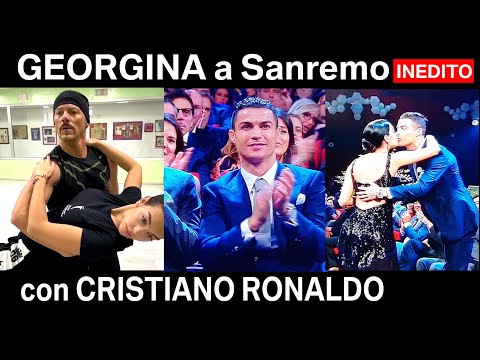 CRISTIANO RONALDO con GEORGINA RODRIGUEZ al Festival di Sanremo 2020 - Scuola di Ballo Sampaoli
