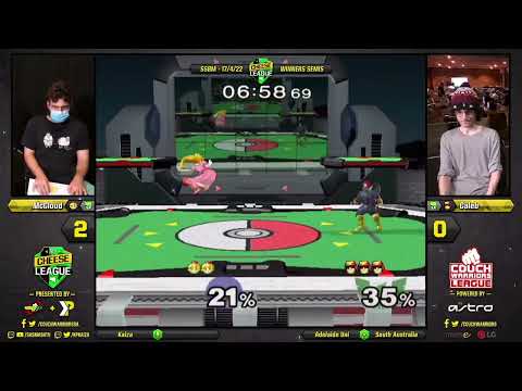 The Cheese League Apr'22 SSBM: McCloud vs Caleb (Peach vs C. Falcon)
