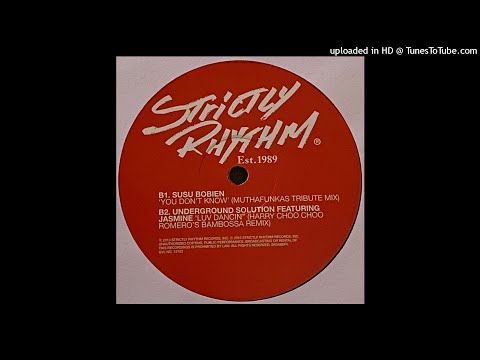 Mass Syndicate Featuring SuSu Bobien | You Don't Know (Muthafunkaz Tribute Mix)