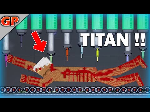 Torture Factory vs Attack on Titan in People Playground