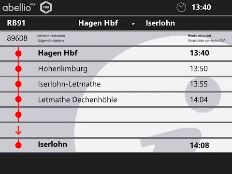 [ABR] Ansagen RB91 Hagen Hbf - Iserlohn