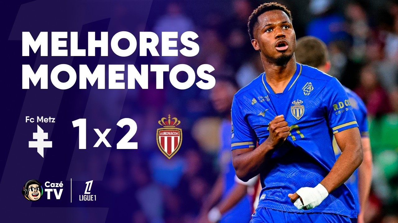 MELHORES MOMENTOS: METZ 1 X 2 MÔNACO | LIGUE 1 2025/2026 | 32ª RODADA