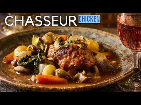 Authentic Chicken Chasseur Recipe | Classic French Hunter’s Chicken from Lasses Kitchen Paris