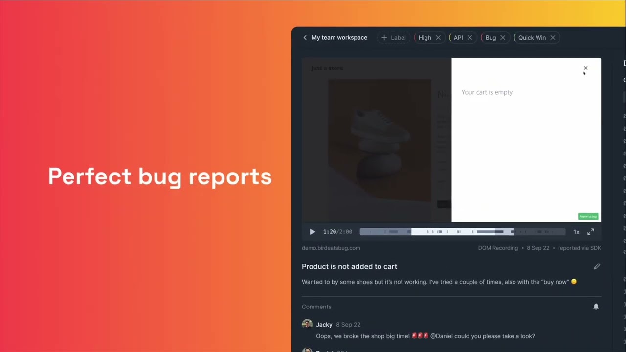 Bird Eats Bug demo video