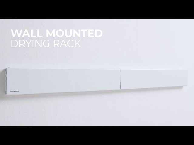 Innovagoods Dryva 100 Tendedero De Pared Plegable Extensible Retráctil Blanco 100 X 9,5 X 2,5 Cm video