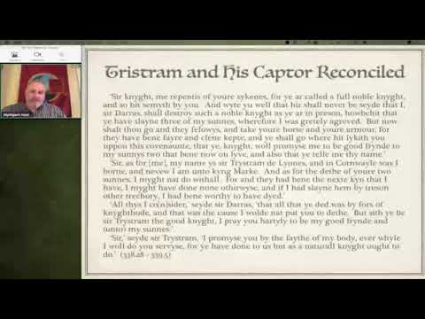 Le Morte D'Arthur: Session 21 - Tristram in Logres