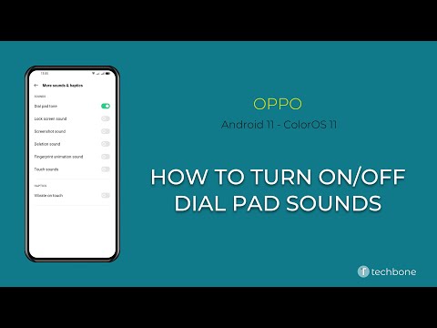 How to Turn On/Off Dialing keypad sound - Oppo [Android 11 - ColorOS 11]
