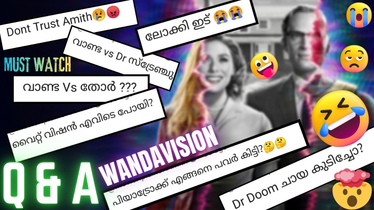 Wandavision QnA & Comments Reply😂 | ഇജ്ജാതി സംശയങ്ങൾ 🤕😂 | MovieXplaineR Amith | Marvel Malayalam 