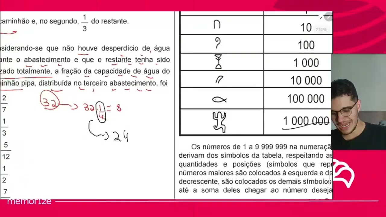 Resolução em Vídeo — Questão 175 ENEM 2014 Reaplicação