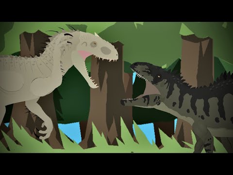 Indominus Rex vs Giganotosaurus (Battle of the Apex Predators)