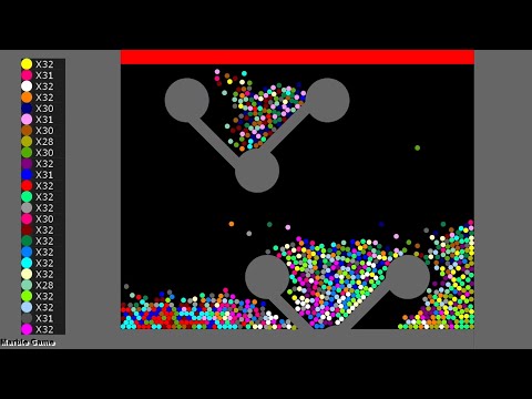 Survival Proliferation 24 - Marble Race in Algodoo