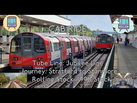 CAB RIDE | Jubilee Line 1996TS: Stratford to Stanmore.