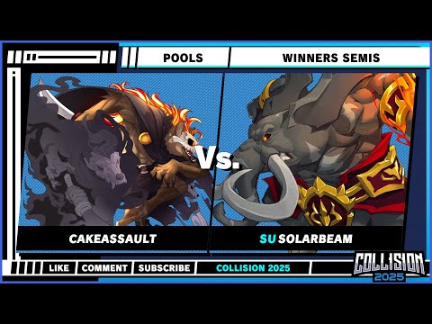 Collision 2025 - Winners Semis - CakeAssault (Forsburn) VS Solarbeam (Loxodont) - Rivals of Aether 2