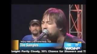 The Samples playing "weight of the world" on TV