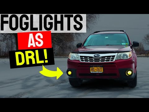 How To Wire Subaru Fog Lights As Daytime Running Lights (2012 Forester)