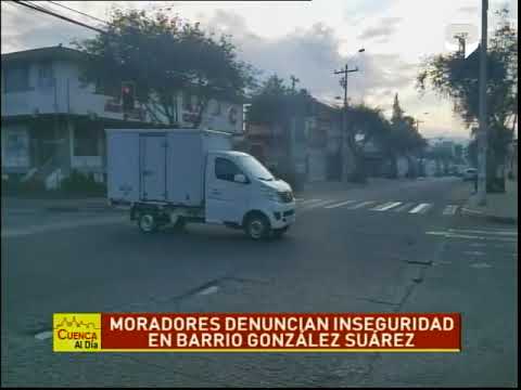 Moradores denuncian inseguridad en barrio González Suárez