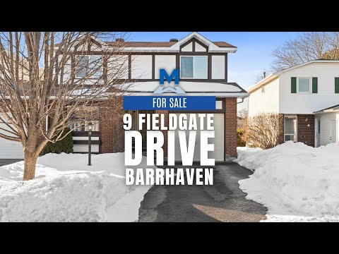 🏡 Just Listed: 9 Fieldgate Dr, Barrhaven! 🏡