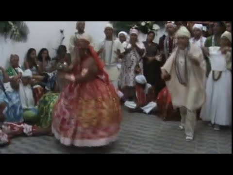 Candomblé - Rum de Iansã na angola - Bodas de Porcelana de Fernando Kassideran - Fogueira de xango