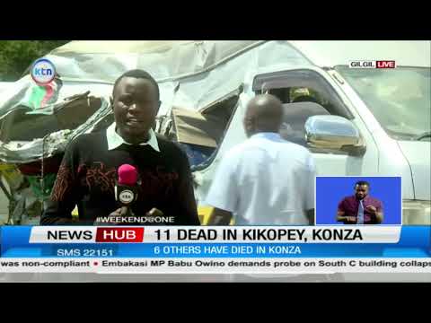 11 people dead following road carnage: 6 died in Konza and 5 in Kikopey
