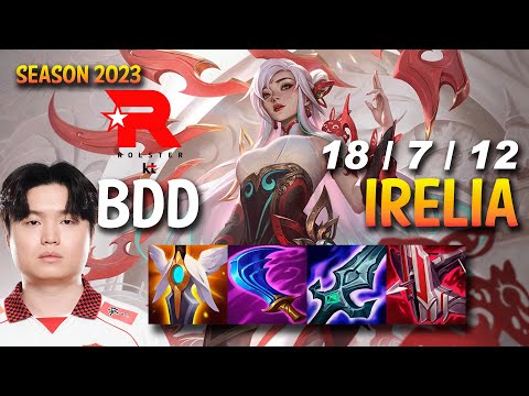 KT BDD IRELIA vs YONE Mid - KR Ranked