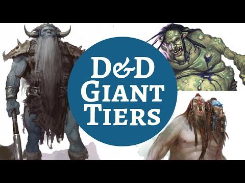 D&D MONSTER RANKINGS - GIANTS