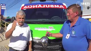 Irati recebe nova ambulância para a Secretaria Municipal de Saúde