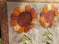 Zinnias In Bloom Seasonal Wall Quilt QuiltingWithLori