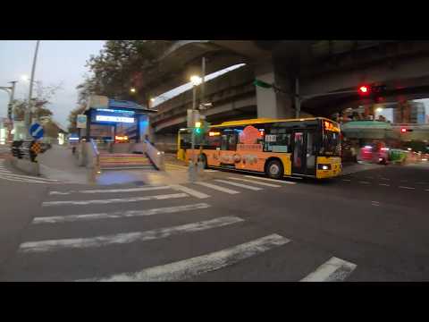 ⁴ᴷ⁶⁰ Caminhando em Taipei, Taiwan: da estação de Taipei ao distrito de Zhongzheng (17 de dezembro de 2019)