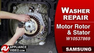 Samsung Washer Grinding Noise: Motor Rotor & Stator Repair