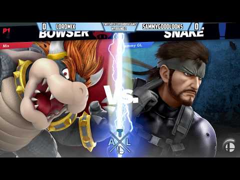 Reverse Aerial Rush February 2019 - LordMix(Bowser) VS SammyGoodLooks(Snake)- W. Round 2